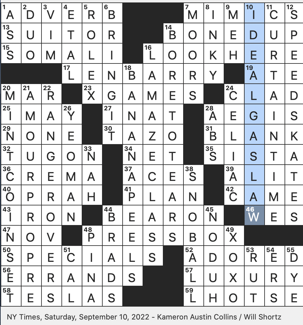 Rex Parker Does The NYT Crossword Puzzle Self esteem From The French SAT 9 10 22 Jukebox Crooner With The 1965 Hit 1 2 3 Blues Singer Monica Parker Co host Of 1970s Program People Are Talking Rex Parker Does The NYT Crossword Puzzle Self esteem From The French SAT 9 10 22 Jukebox Crooner With The 1965 Hit 1 2 3 Blues Singer Monica Parker Co host Of 1970s Program People Are Talking