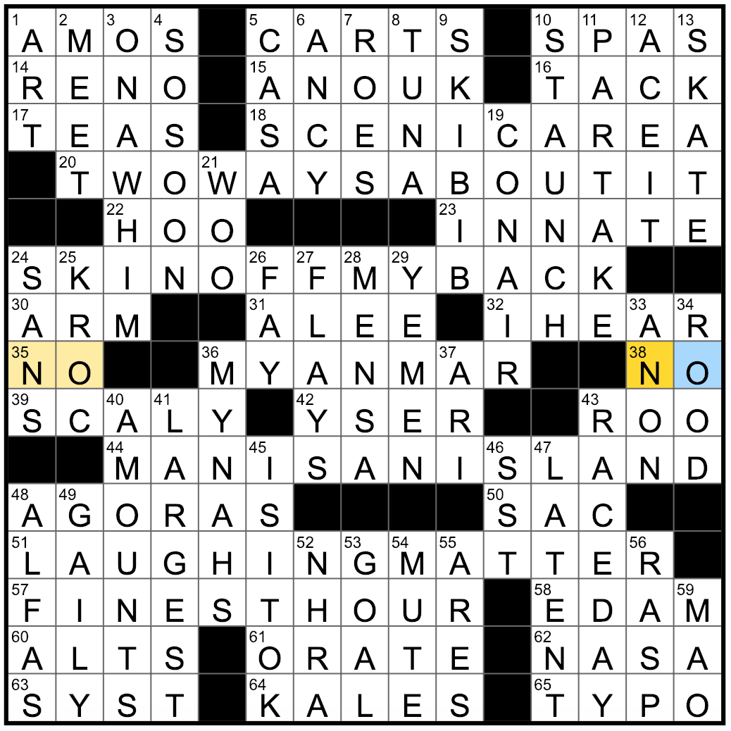 Rex Parker Does The NYT Crossword Puzzle Sporty Spiders Informally THU 12 20 2018 Declaration Concerning British Geography Mr Potato Head Part E tail Icons