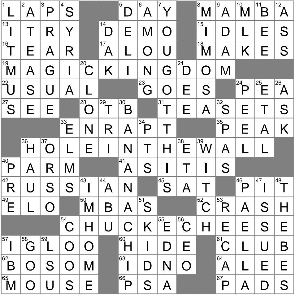 Rough Cut Crossword Clue Archives LAXCrossword