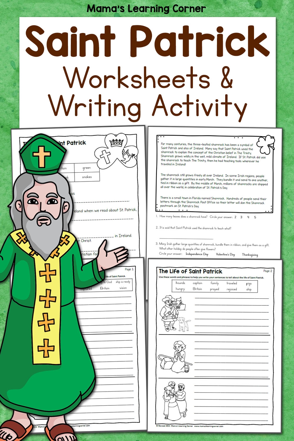 st patricks day worksheets