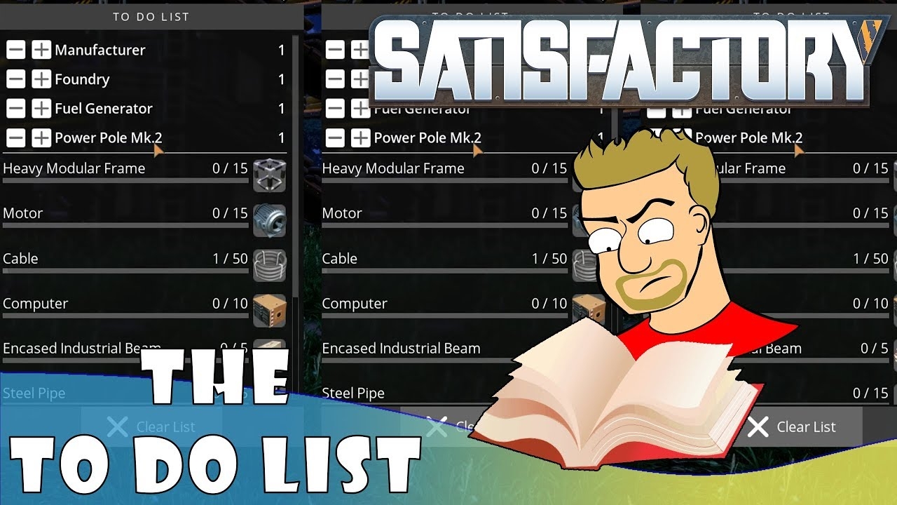 Satisfactory Guides Using The To Do List YouTube