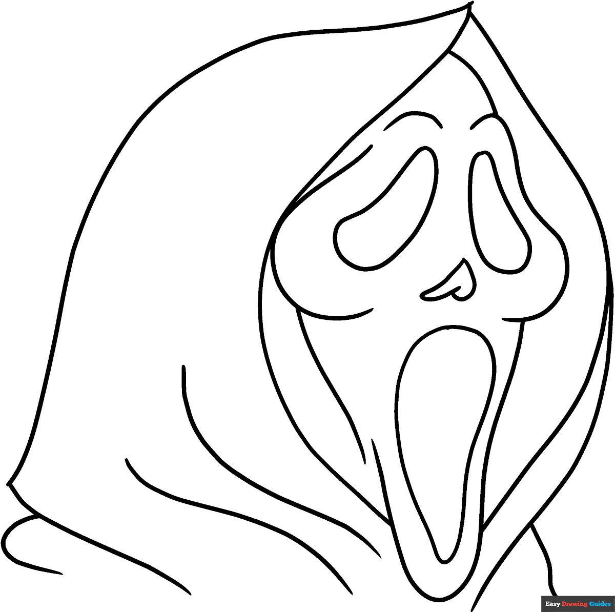 scream coloring pages