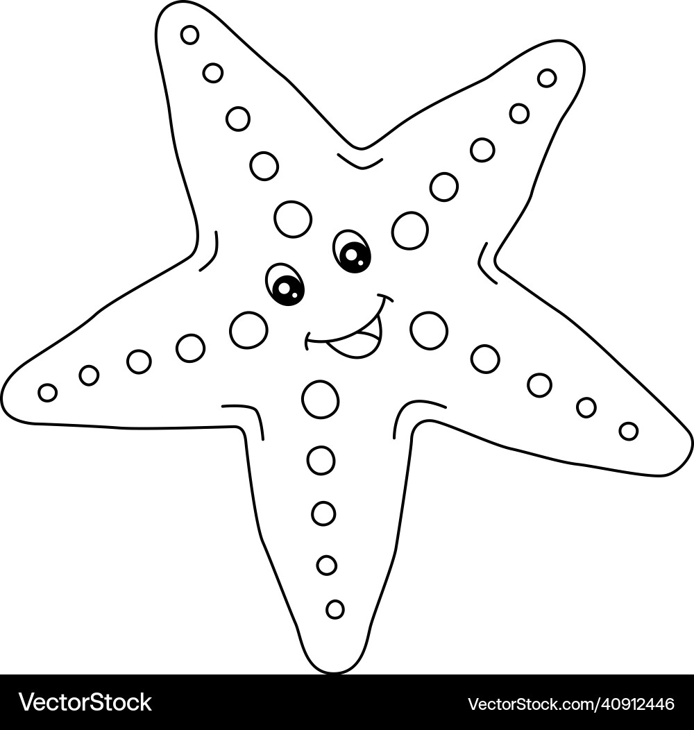 sea star coloring page sea star coloring page