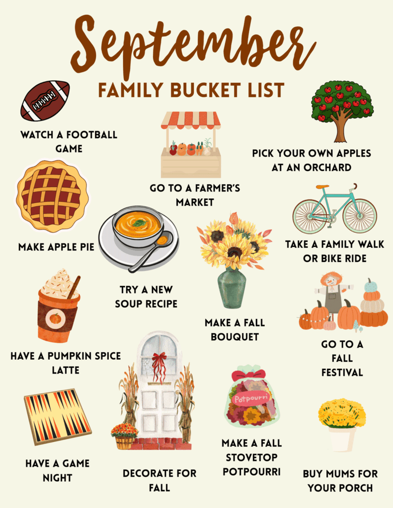 September Bucket List South Georgia Style