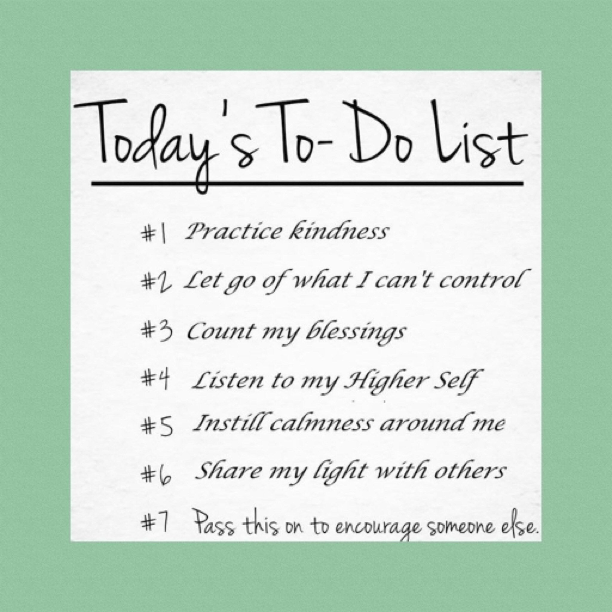 Sharing Found Inspiration Today s To Do List 