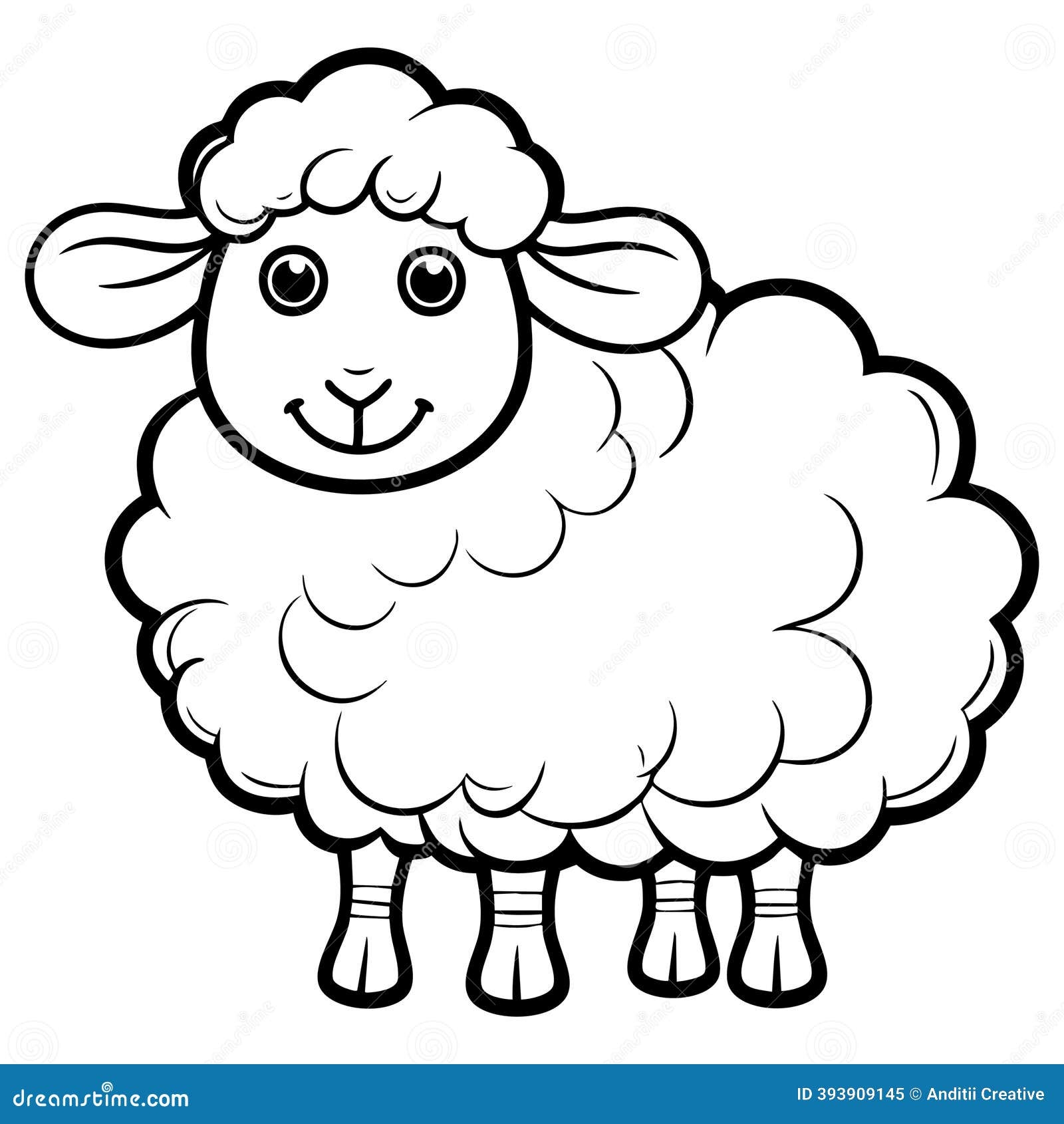 Sheep Coloring Pages Stock Illustrations 466 Sheep Coloring Pages Stock Illustrations Vectors Clipart Dreamstime