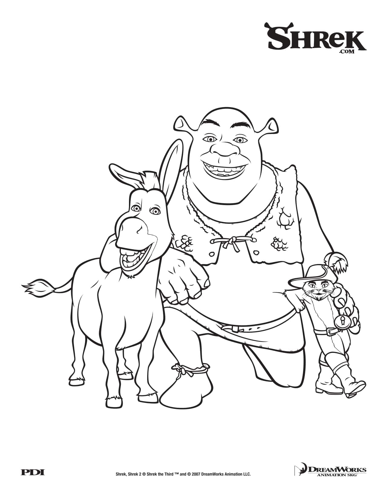 Shrek Coloring Pages Denver Center For The Performing Arts Shrek Coloring Pages Denver Center For The Performing Arts