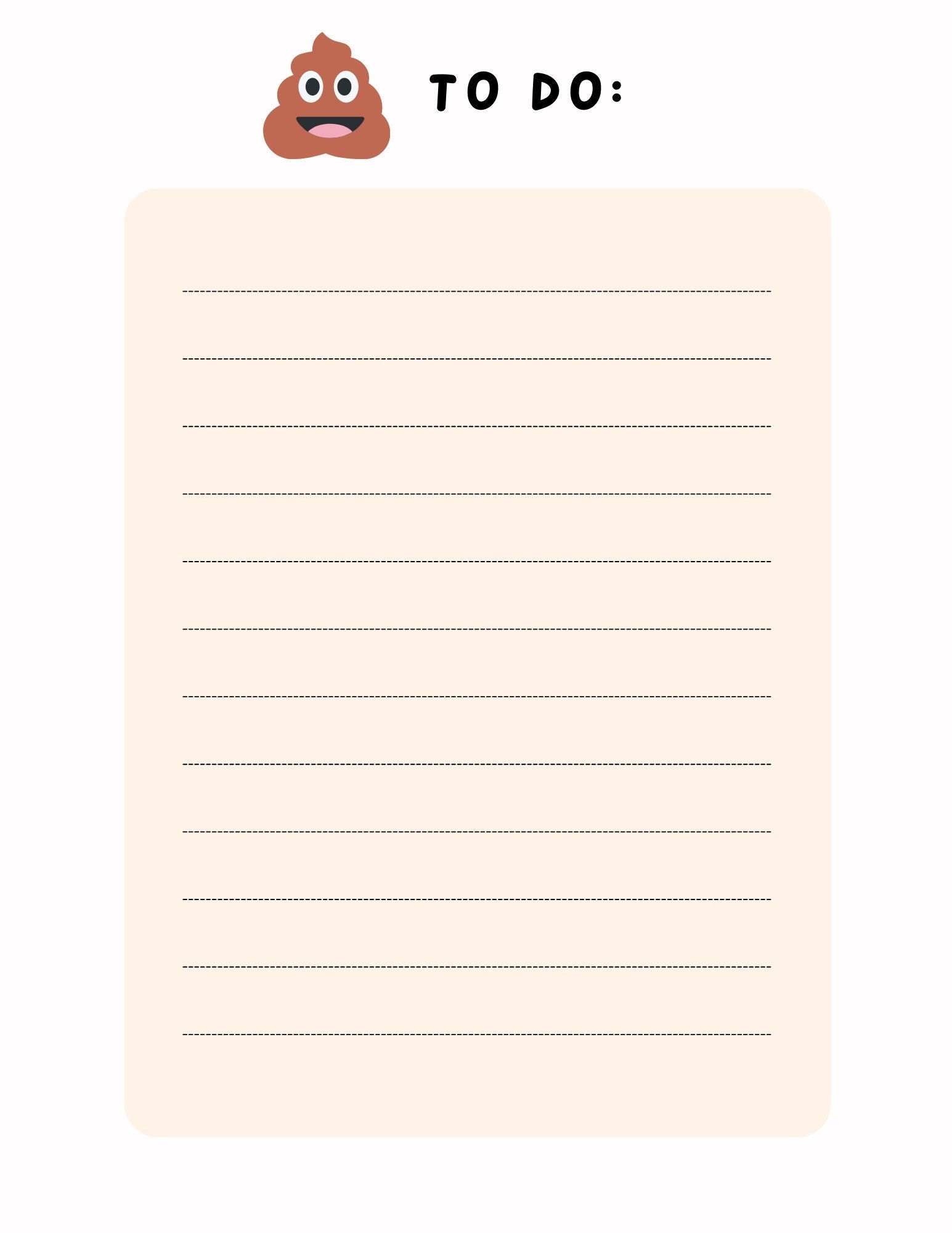 Silly Honest To Do Lists Digital Download Printable Great Co worker Gift Etsy