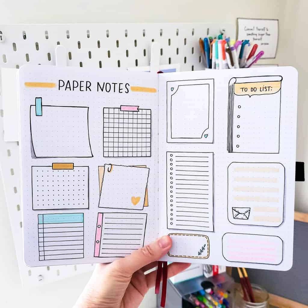 Simple Bullet Journal Decoration Ideas Masha Plans