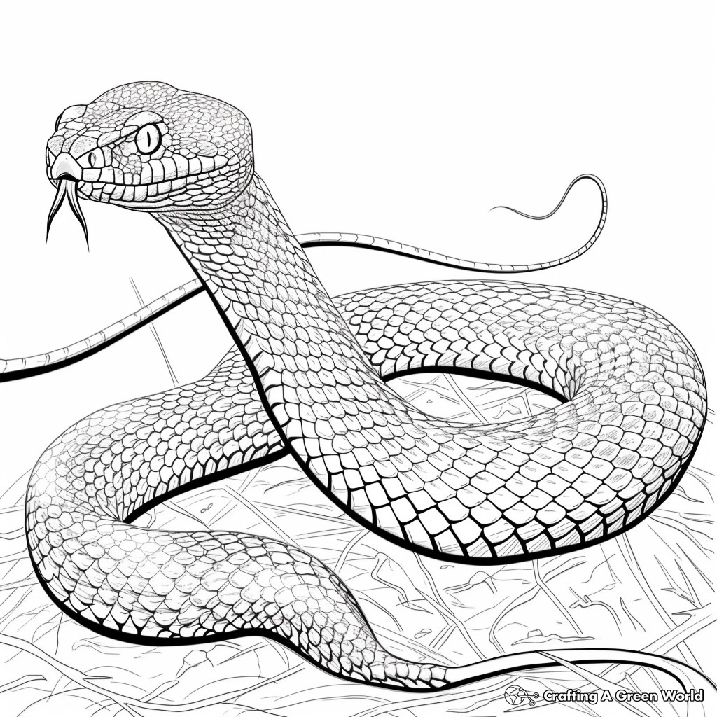 coloring pages snake