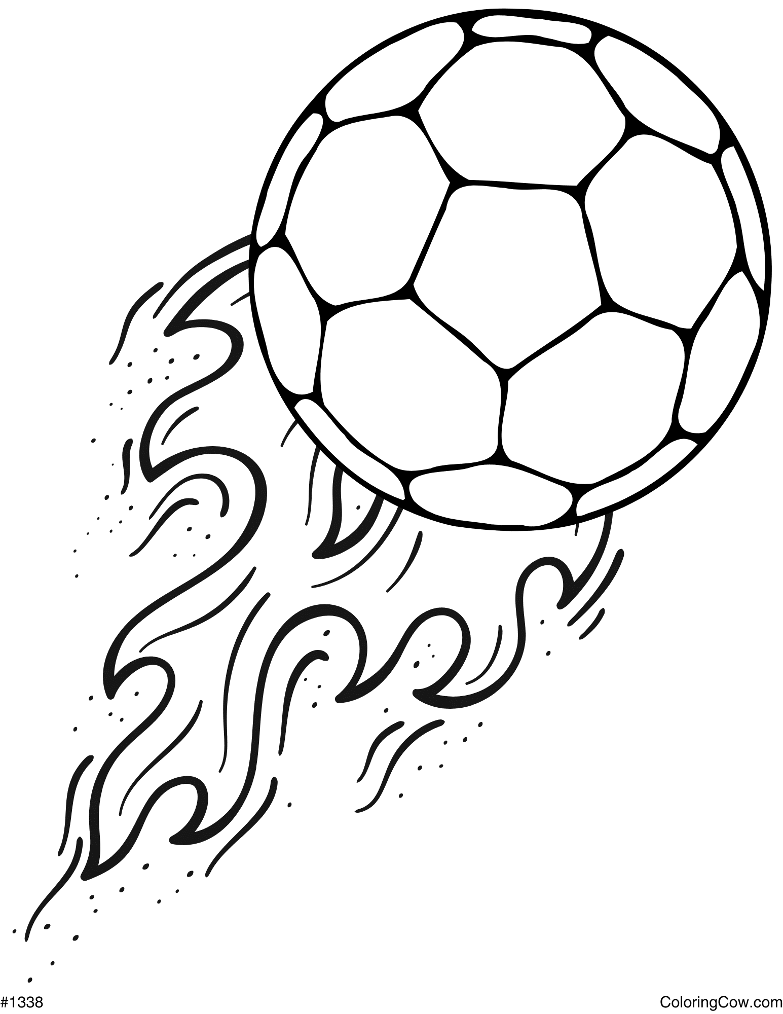 Soccer Ball Coloring Page Soccer Ball Coloring Page