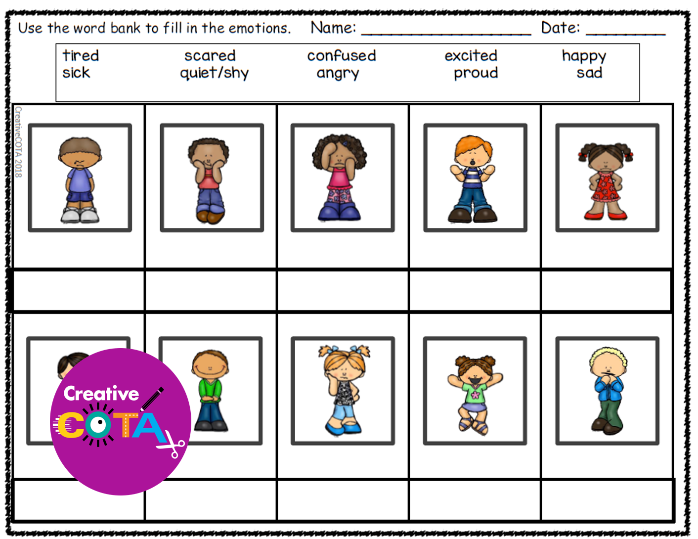 Social Emotional Learning Worksheets And Activities Made By Teachers