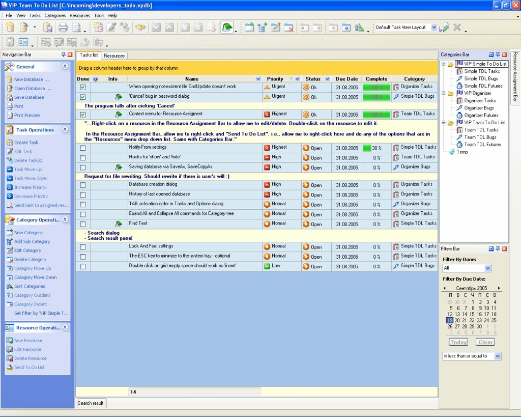 Software Development To Do List For Developers To Do List Organizer Checklist PIM Time And Task Management Software For Better Personal And Business Productivity