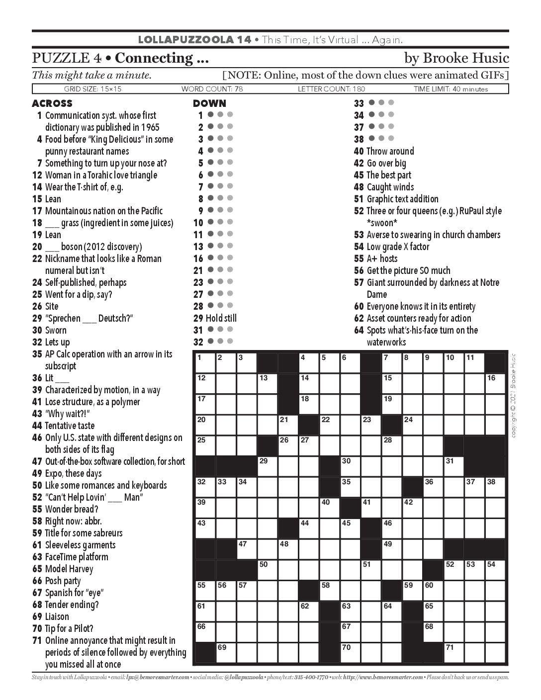 lean crossword clue