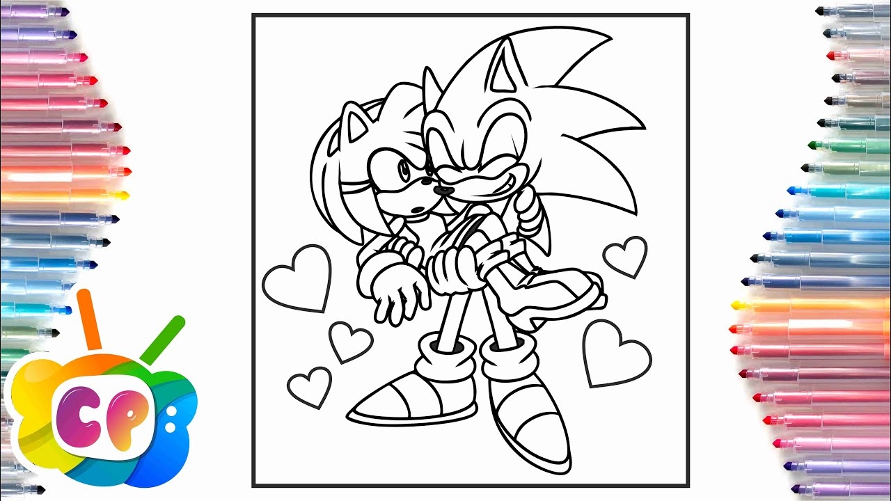 Sonic And Amy Rose Coloring Pages Sonic Saves Amy Rose Arcando In My Head NCS Release YouTube