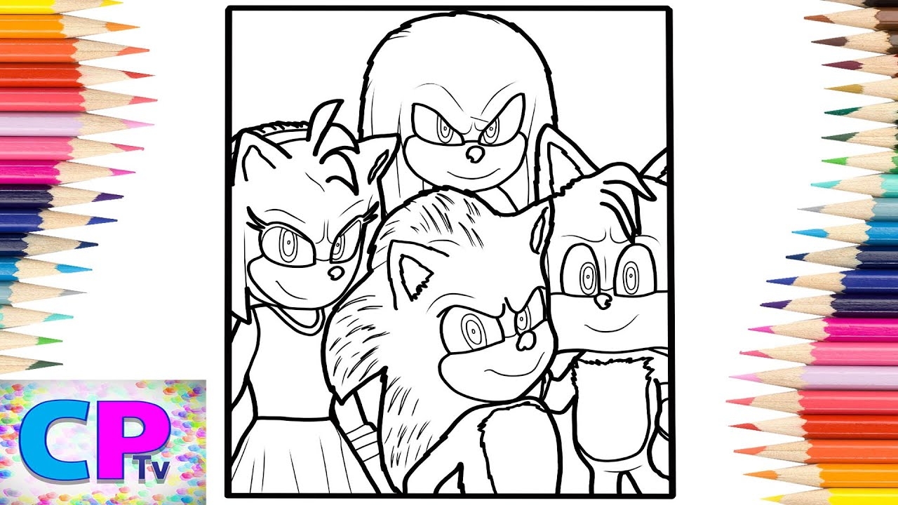 Sonic Team Coloring Pages Sonic The Hedgehog Cartoon On On feat Daniel Levi NCS Release YouTube