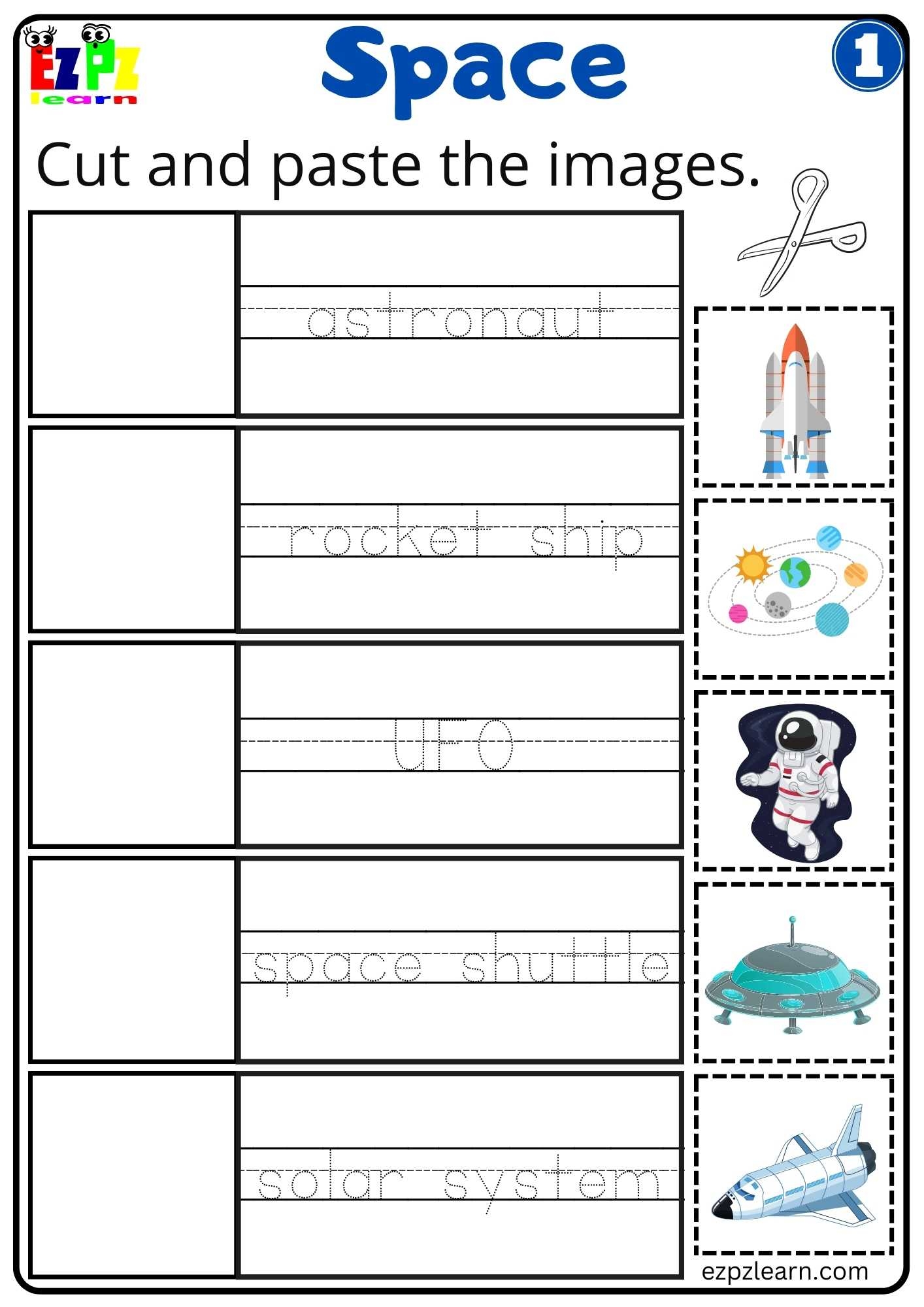 cut and paste worksheet