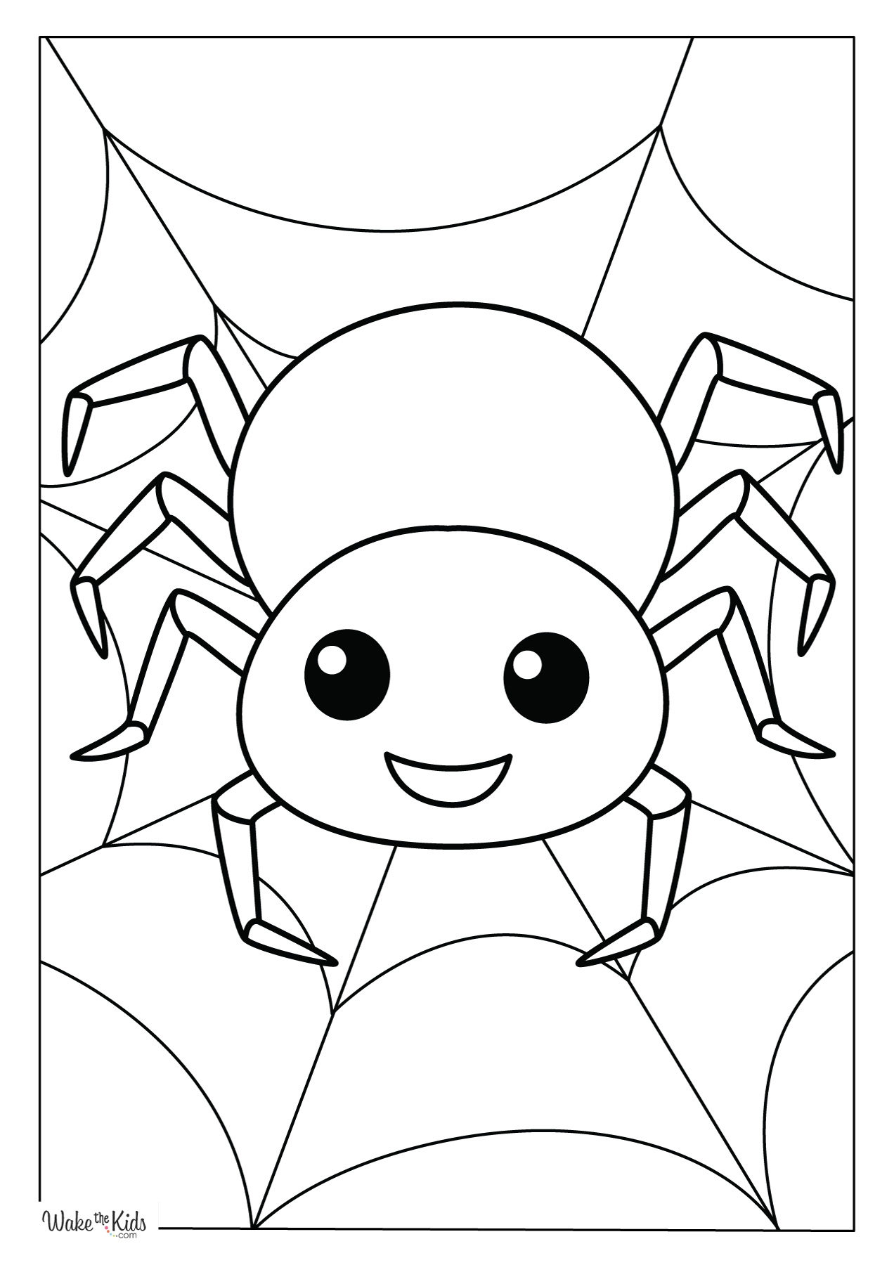 Spider Coloring Pages Free Printable PDFs WakeTheKids