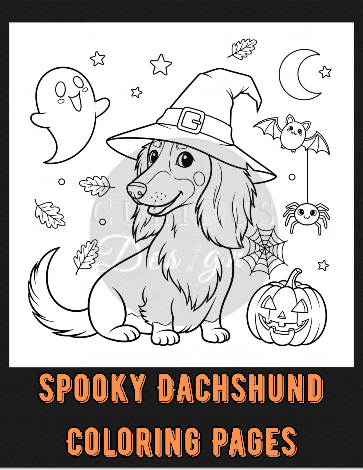 dachshund coloring pages