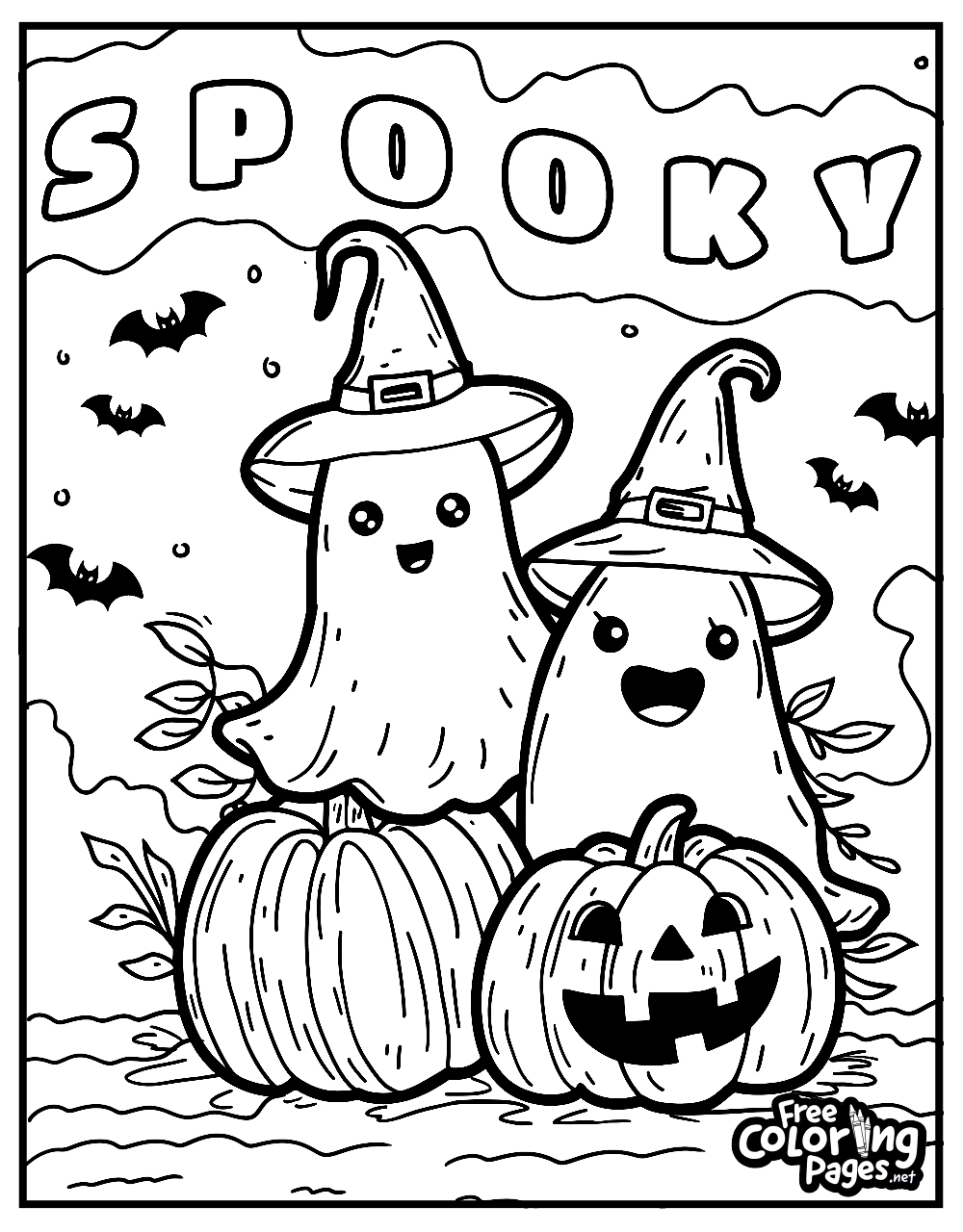 hlloween coloring pages