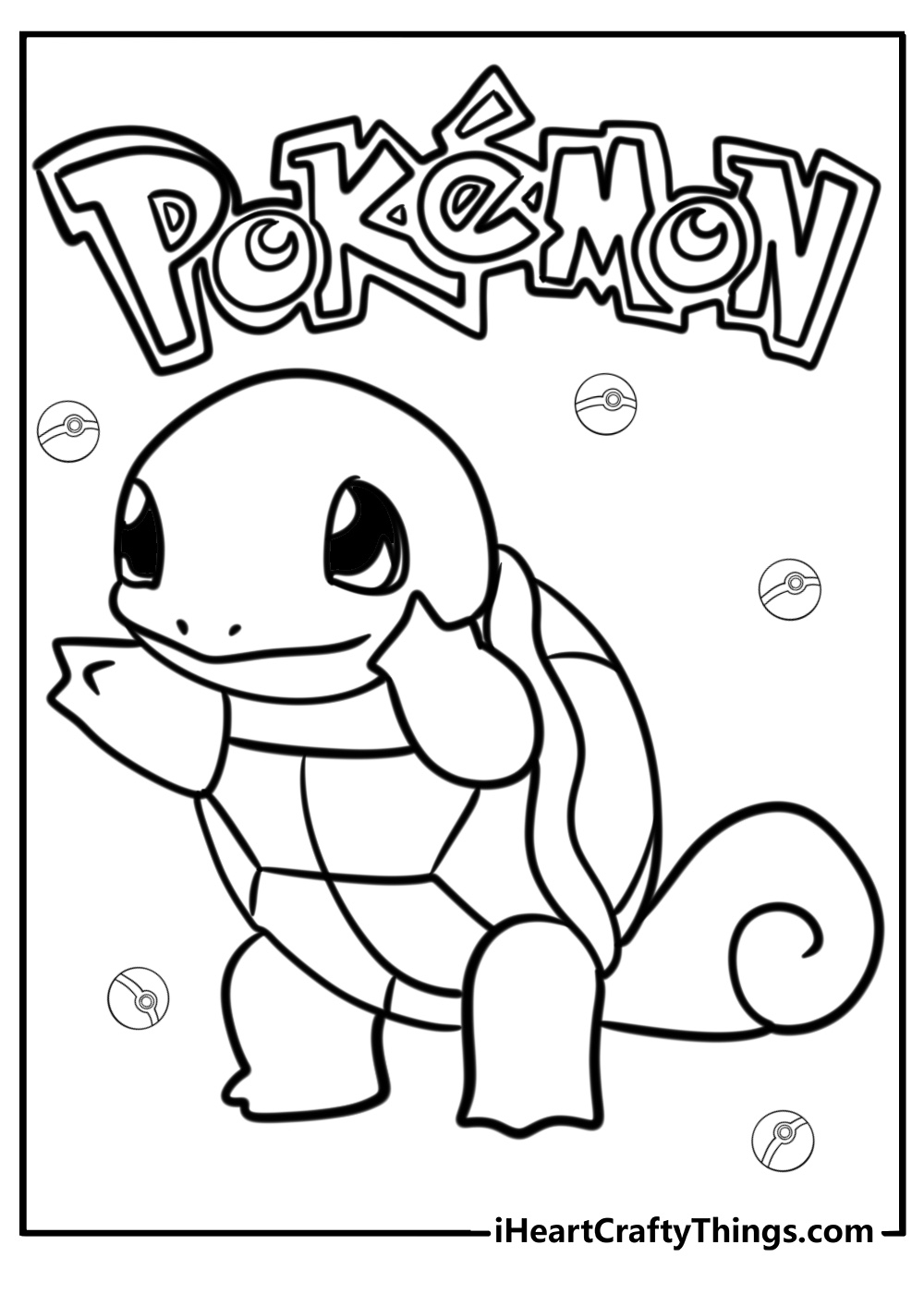 Squirtle Coloring Pages 24 Free Printables For Pok mon Fans