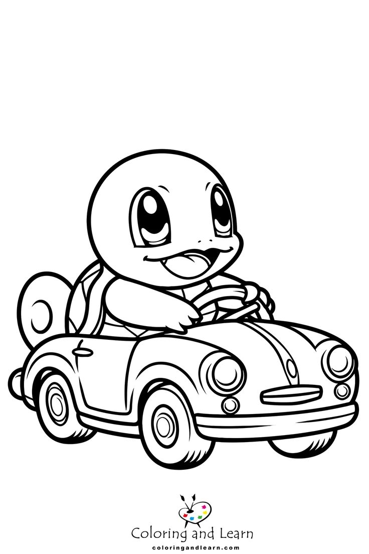 Squirtle Coloring Pages FREE 2025 Coloring And Learn