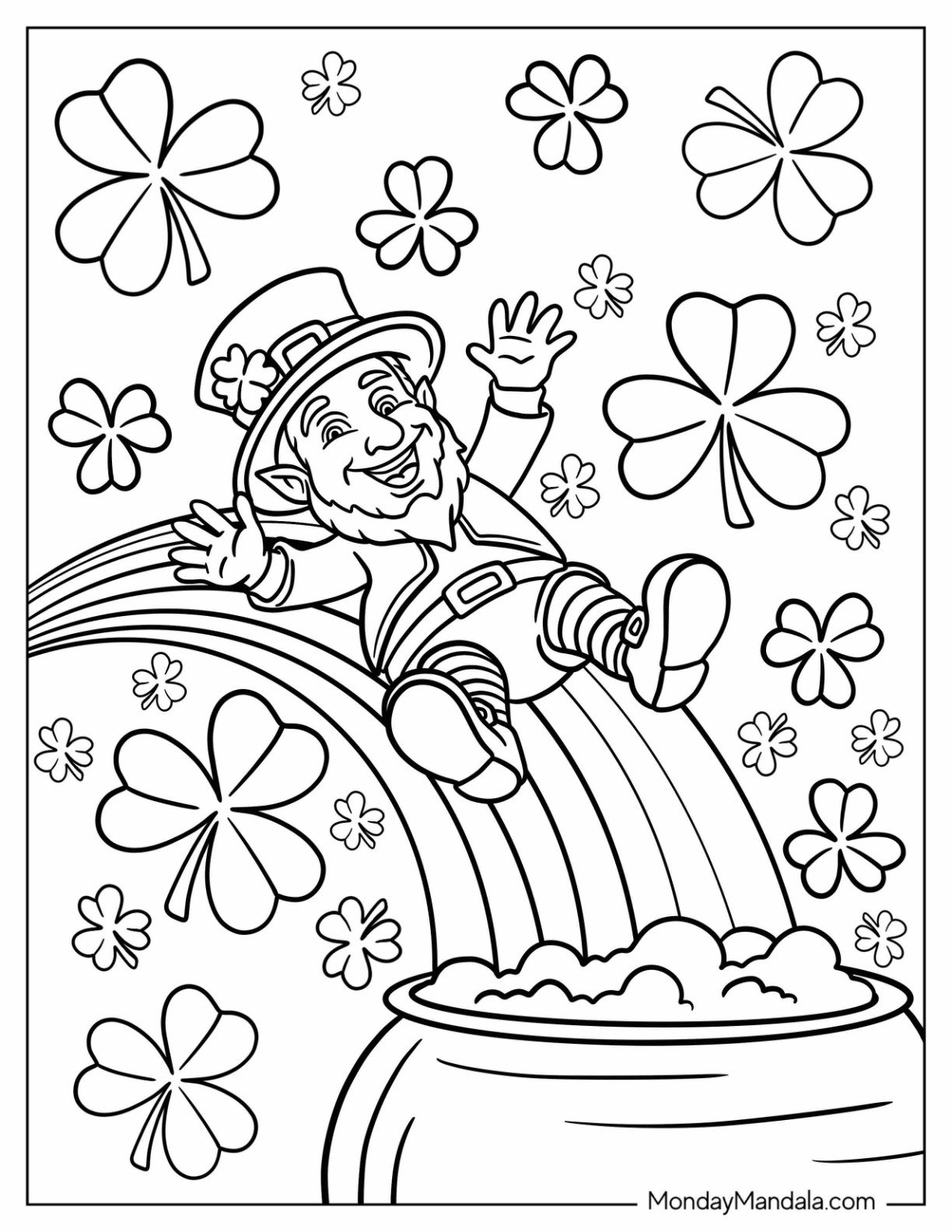 St Patrick s Day Coloring Pages Free PDF Printables 