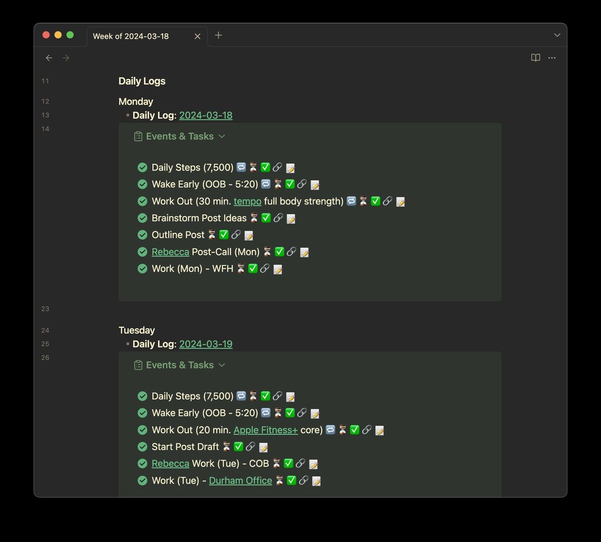 Started Using The Obsidian Tasks Plugin Ryan Himmelwright Net