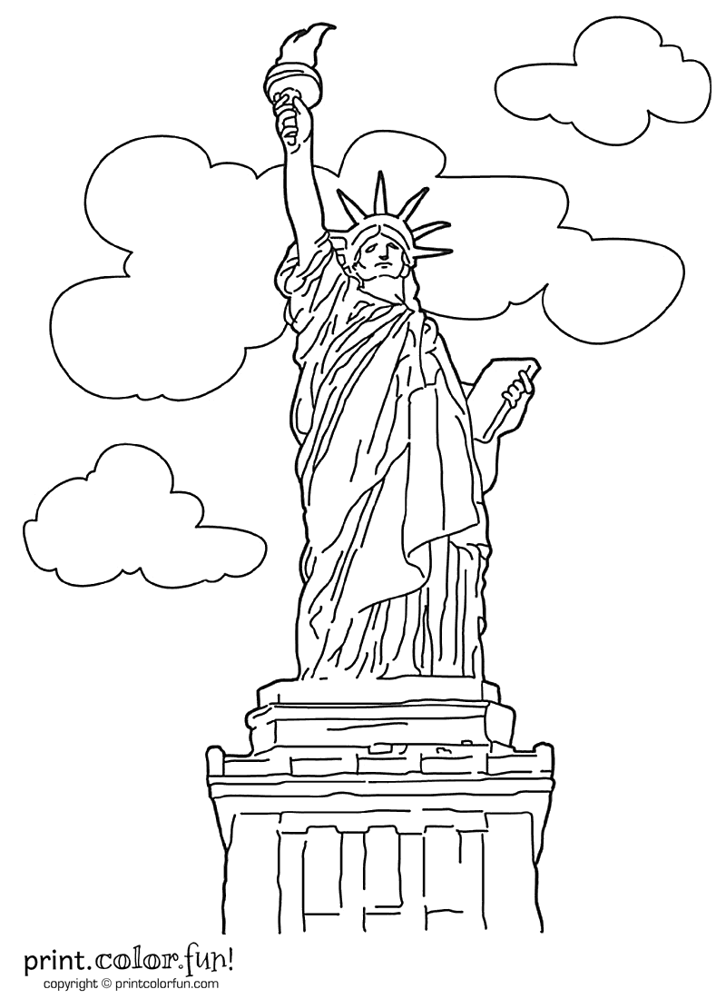 Statue Of Liberty At PrintColorFun