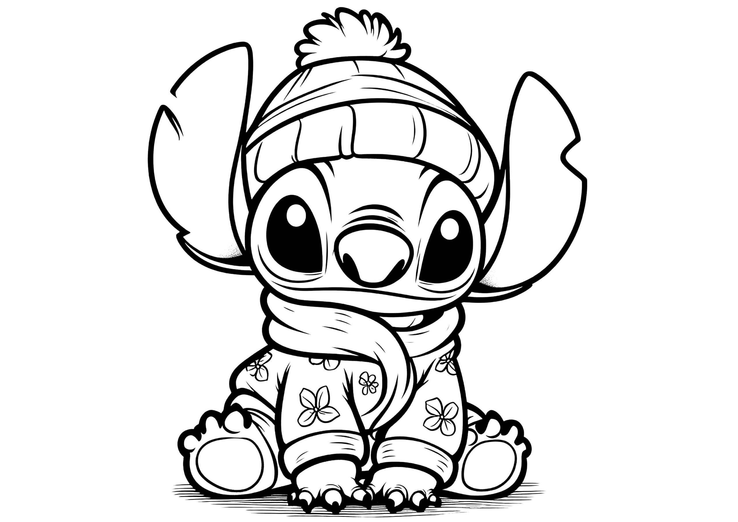 stich coloring pages
