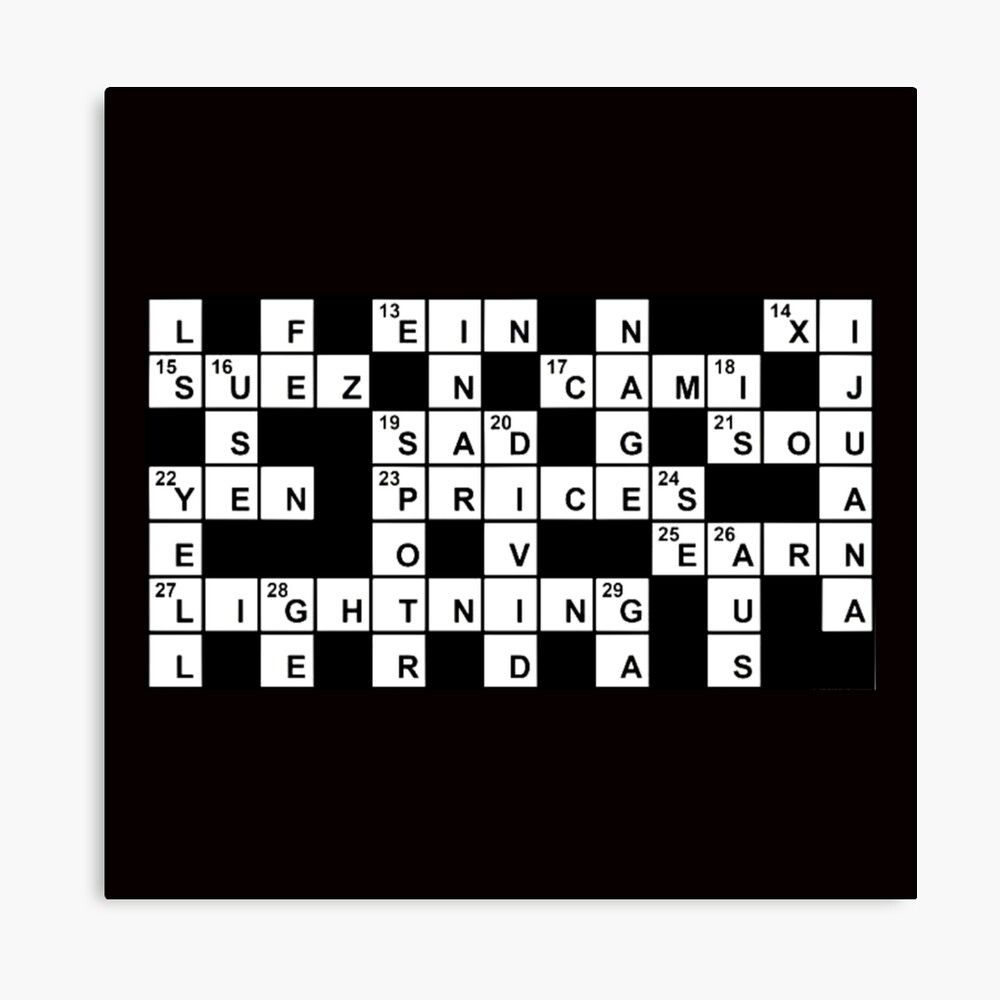Success Crossword Clue Poster For Sale By Covid50 Redbubble