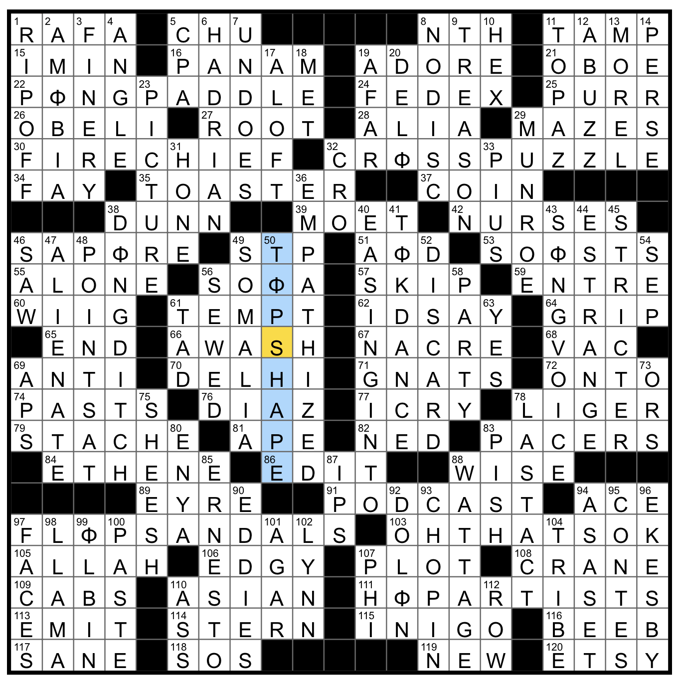 Sunday January 10 2026 Diary Of A Crossword Fiend