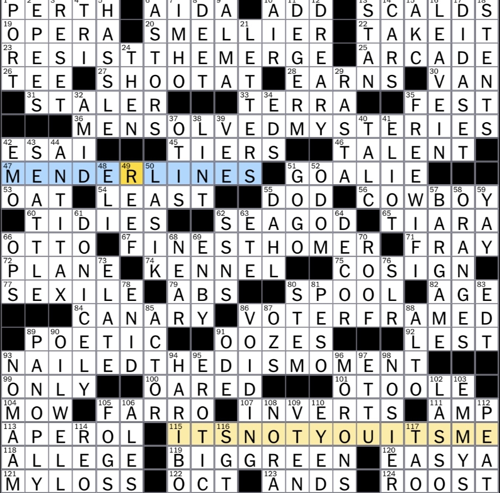 follow to the letter nyt crossword
