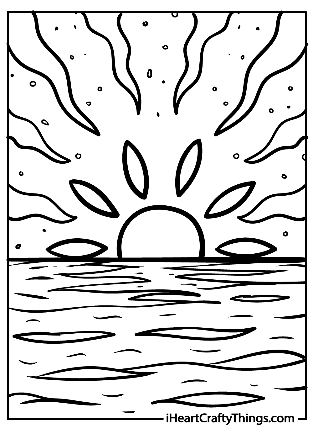 Sunset Coloring Pages 25 Free Printables Sunset Coloring Pages 25 Free Printables