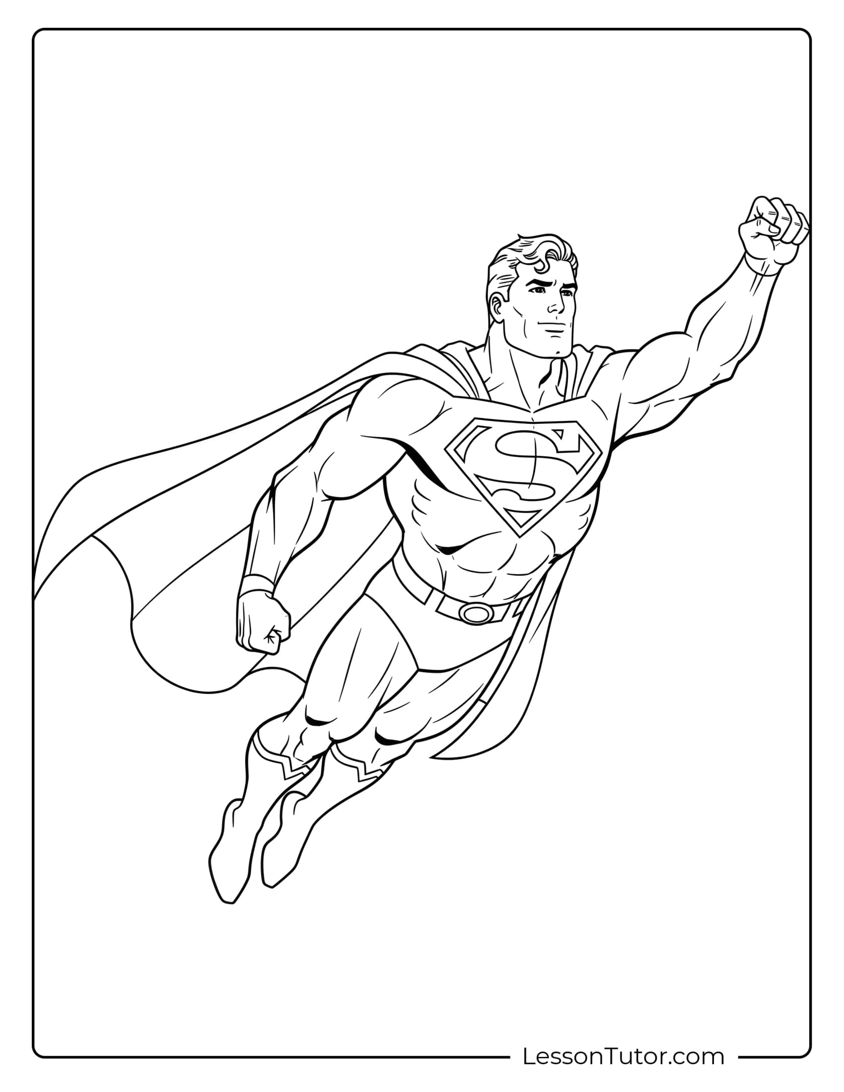 superman coloring pages