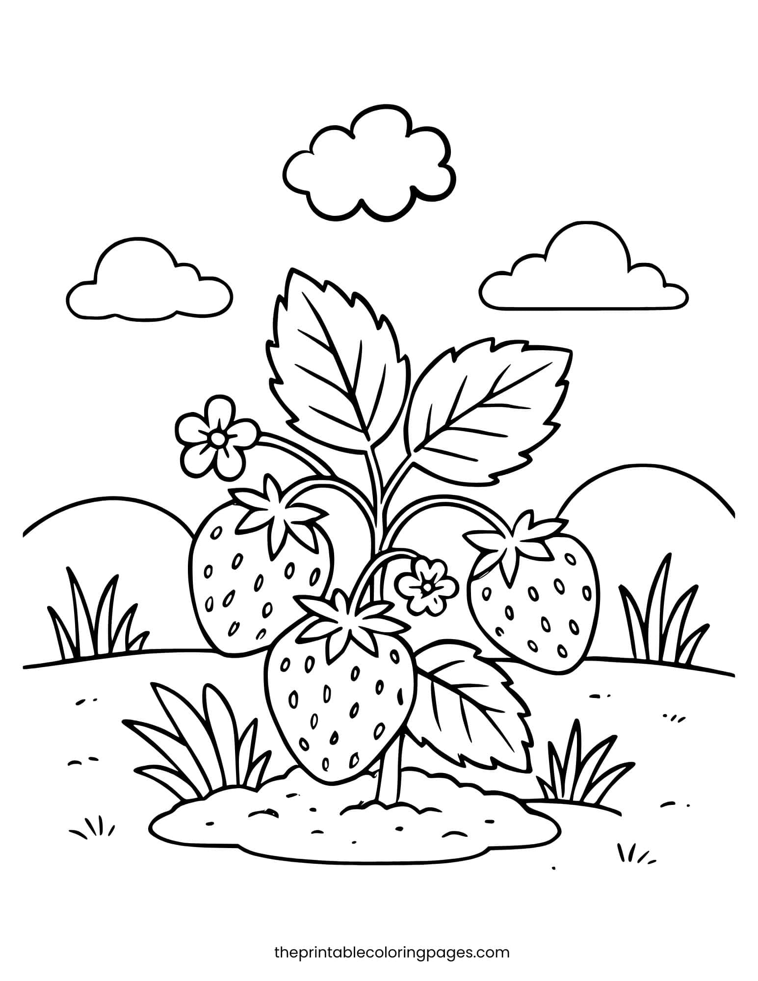 Sweet Simple Strawberry Coloring Pages And Templates 27 Free Printables The Printable Coloring Pages Sweet Simple Strawberry Coloring Pages And Templates 27 Free Printables The Printable Coloring Pages