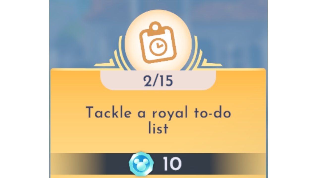 Tackle A Royal To do List Disney Dreamlight Valley YouTube