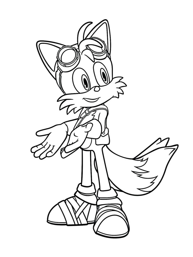 Tails Coloring Pages Best Coloring Pages For Kids