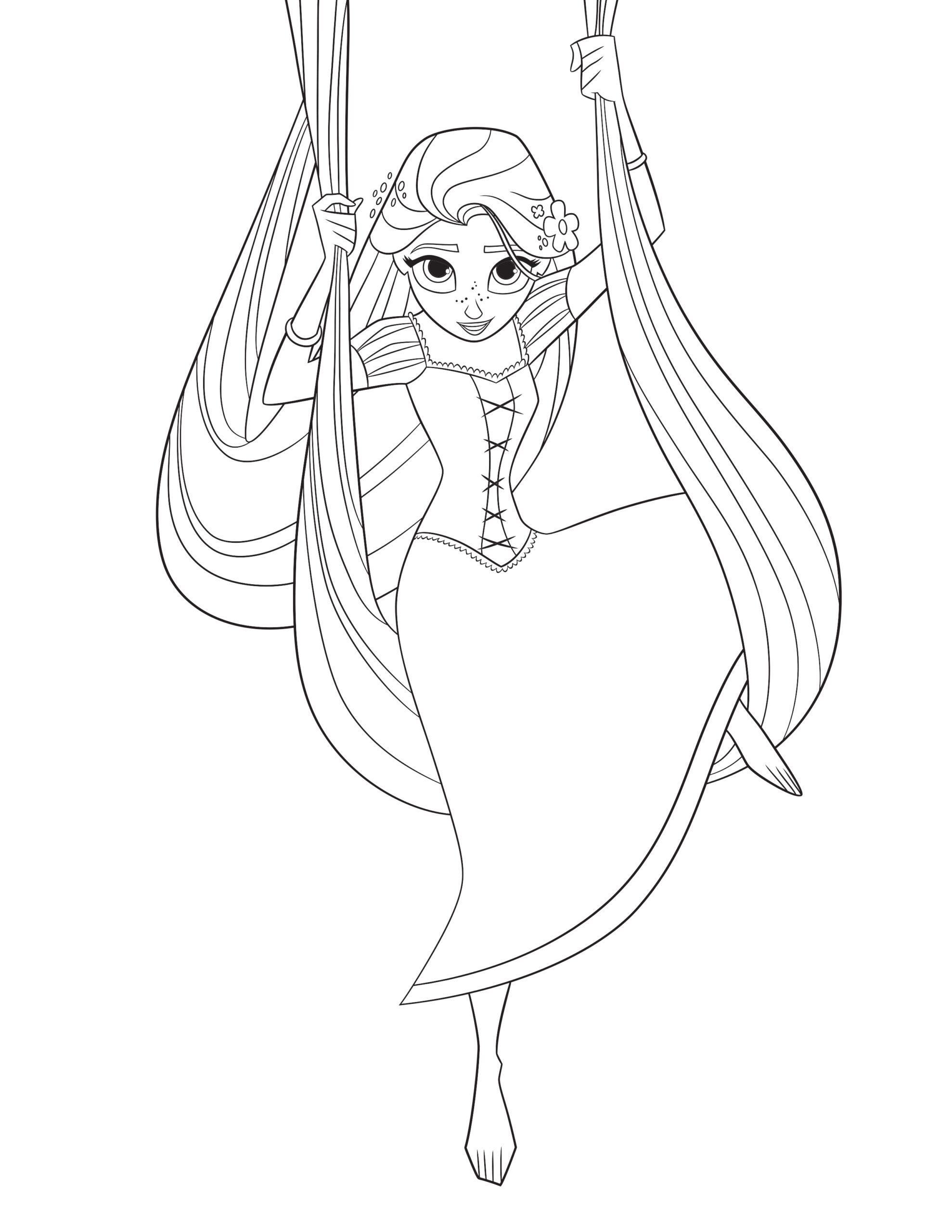 rapunzel coloring page rapunzel coloring page