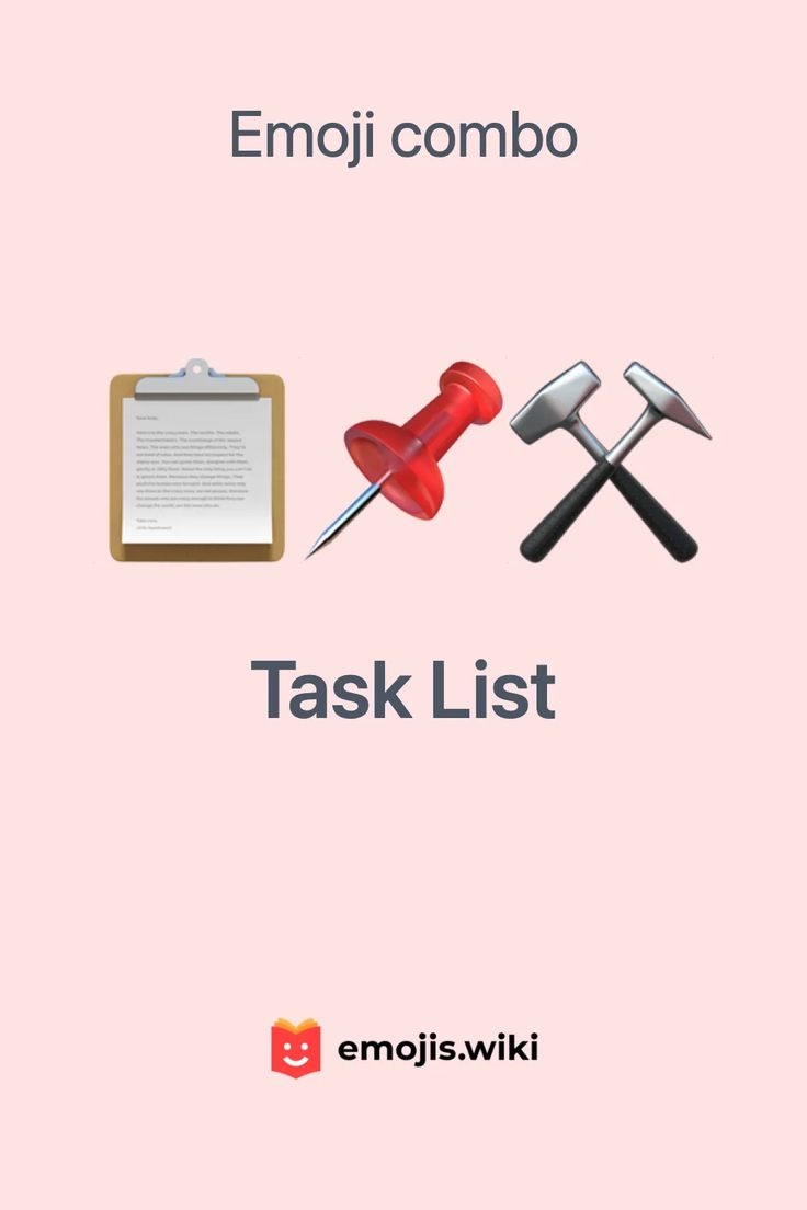 Task List Emoji Combo