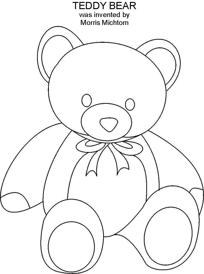 bear coloring page