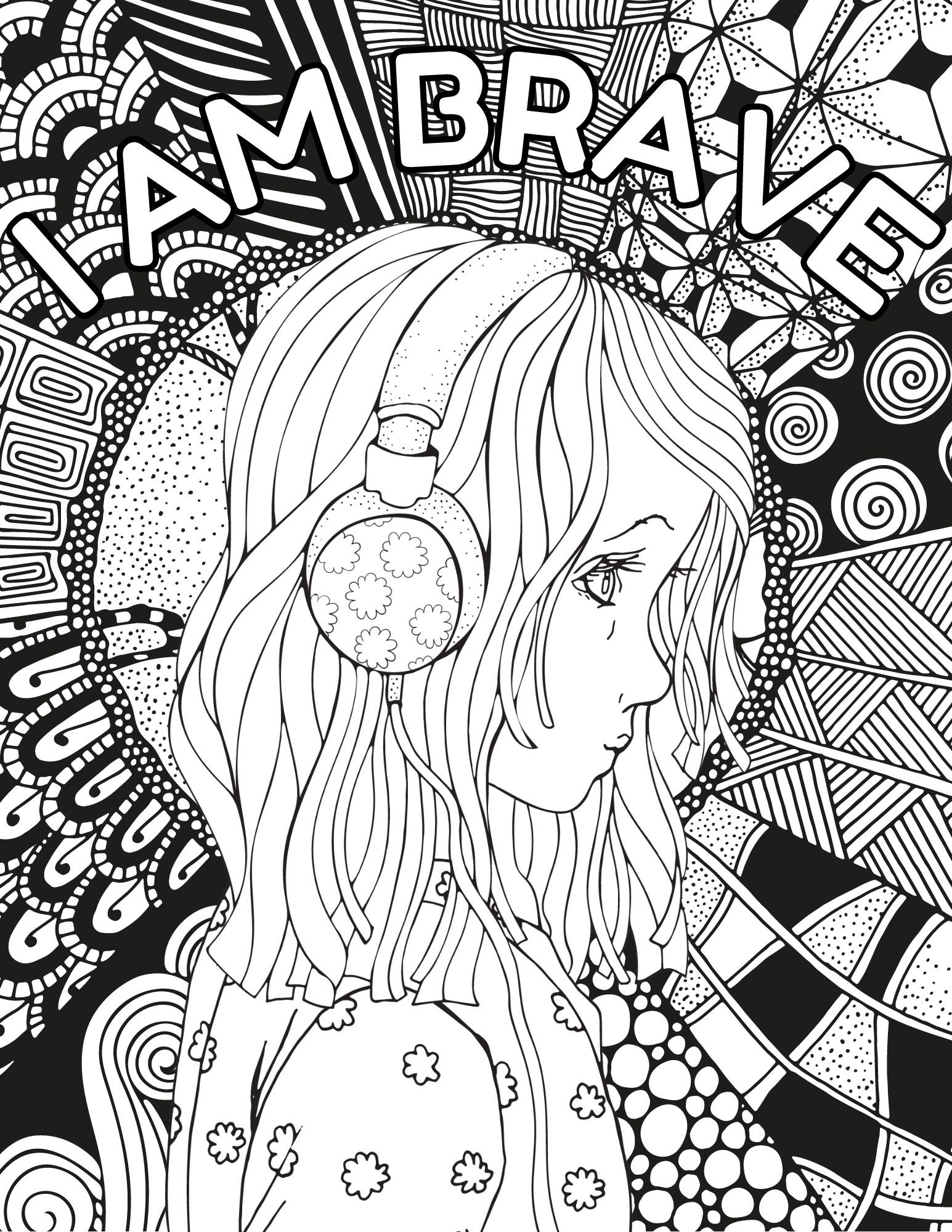 Teens Self Care Coloring Pages Teens Inspirational Quotes Coloring Adults Self Care Coloring Pages Teens Affirmation Coloring Pages Etsy