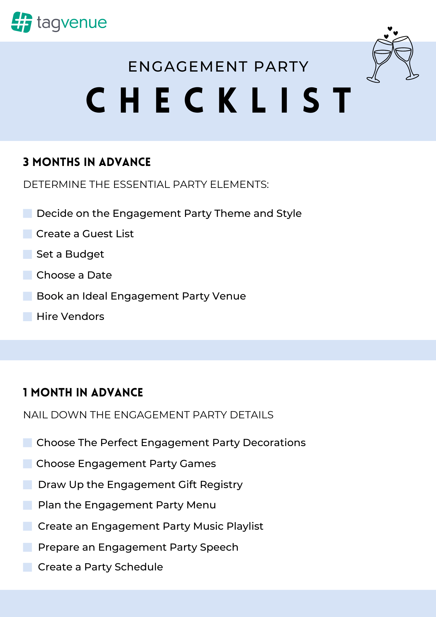 The Complete Engagement Party Checklist Tagvenue Blog The Complete Engagement Party Checklist Tagvenue Blog