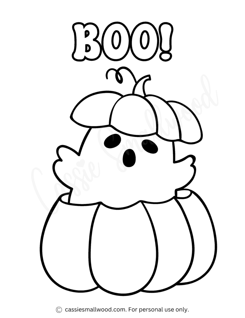 THE CUTEST Ghost Coloring Pages Cassie Smallwood THE CUTEST Ghost Coloring Pages Cassie Smallwood
