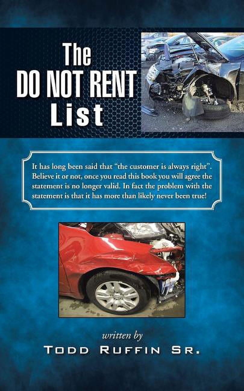 The Do Not Rent List Paperback Walmart Business Supplies