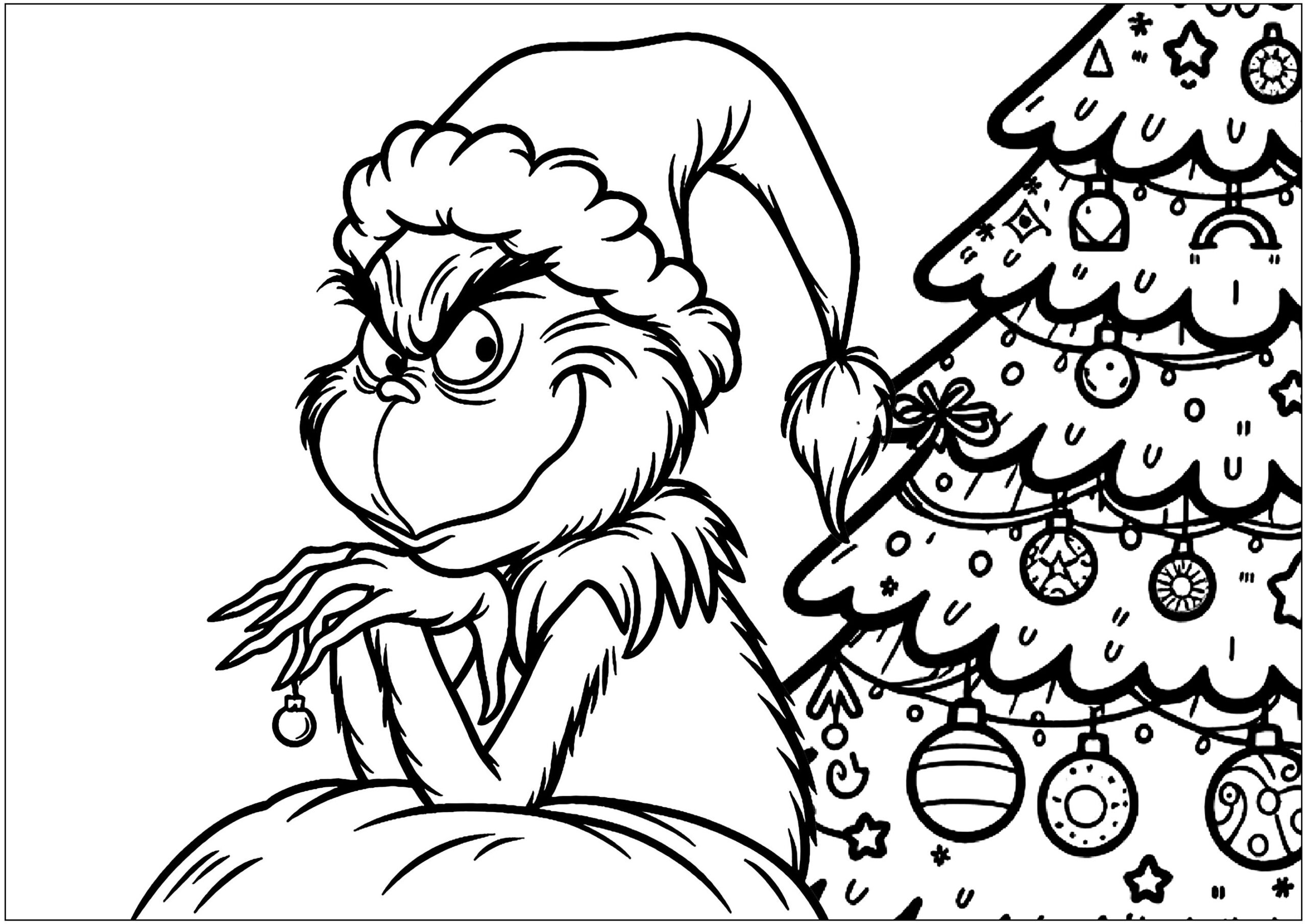 coloring pages of grinch