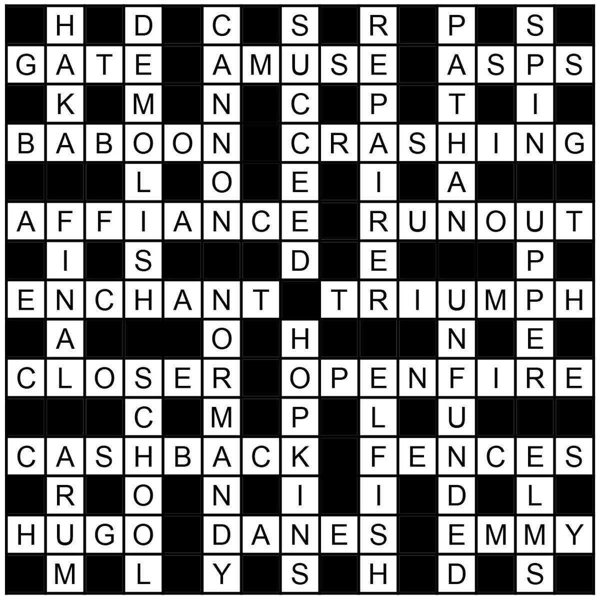 The Hindu Sunday Crossword No 23 The Hindu