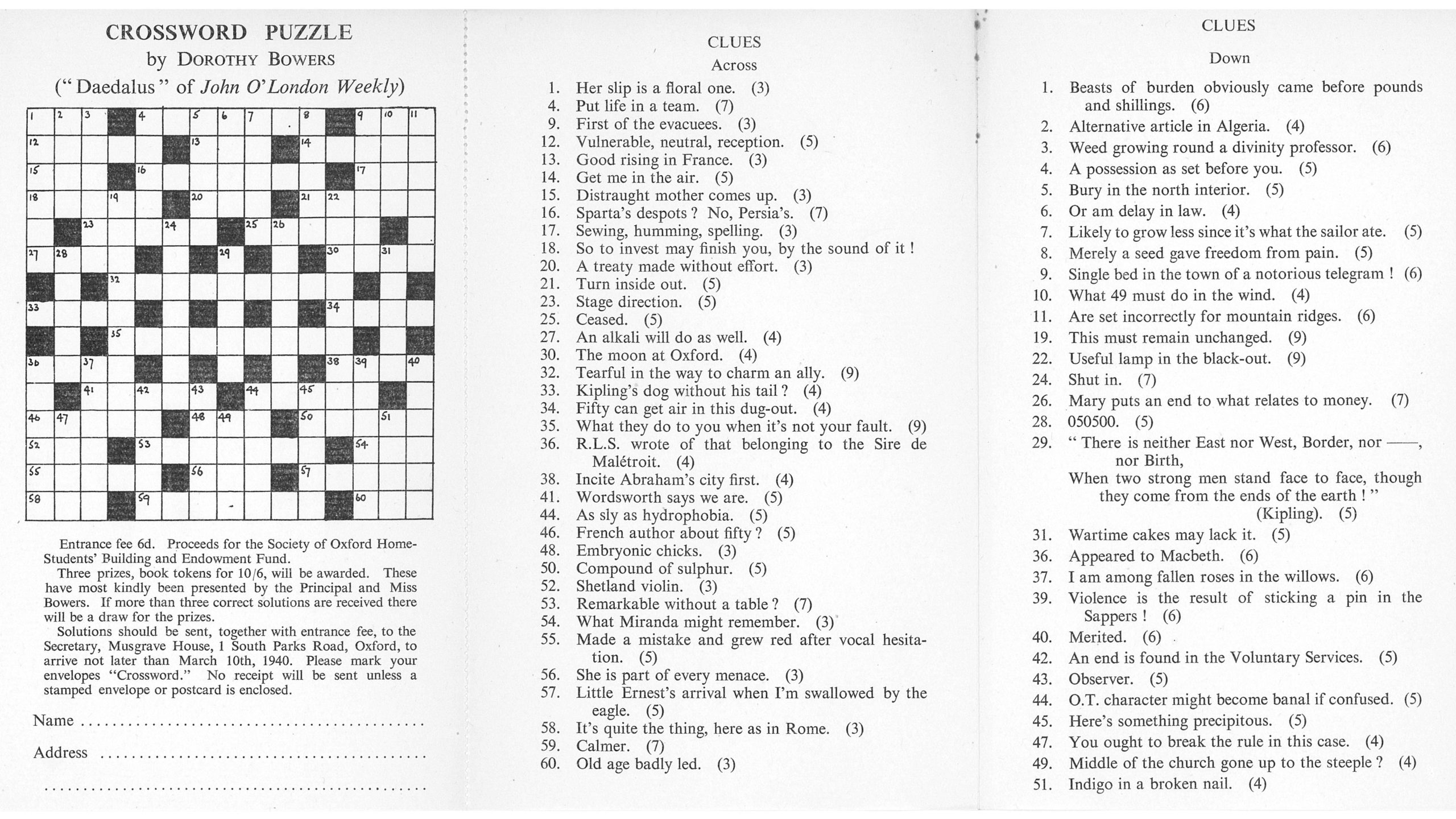 The Mysterious Case Of Dorothy Bowers St Anne s College Oxford