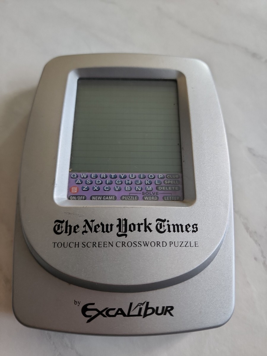 The New York Times Touch Screen Crossword Puzzle By Excalibur EBay