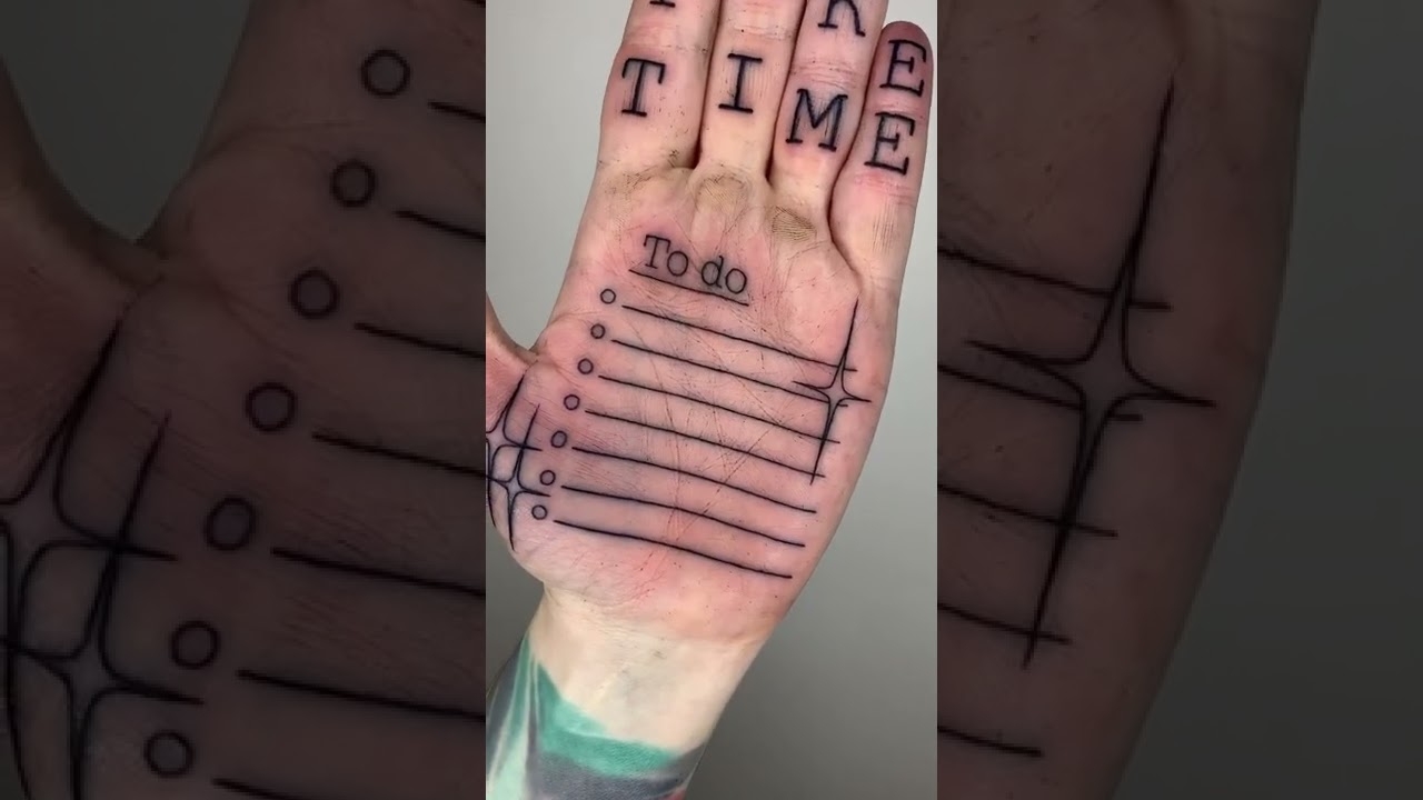 to do list tattoo